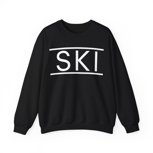 SKI Classic Snow White Crewneck Sweatshirt