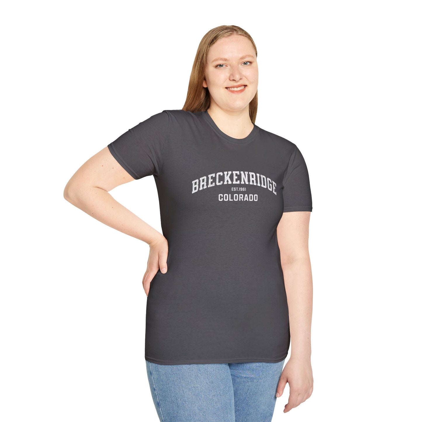 Breckenridge Distressed Ski T-Shirt
