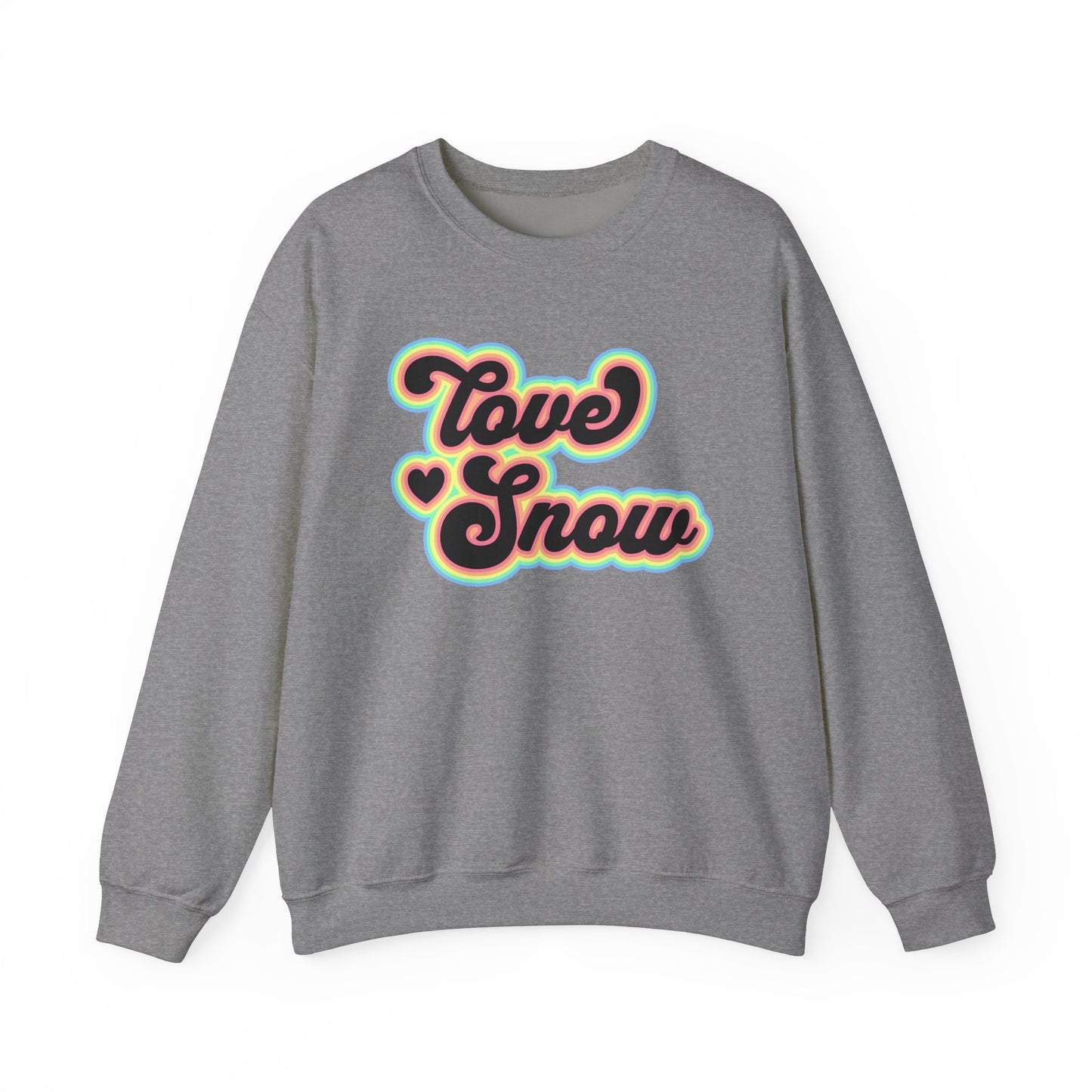 Love Snow Fun Crewneck Sweatshirt