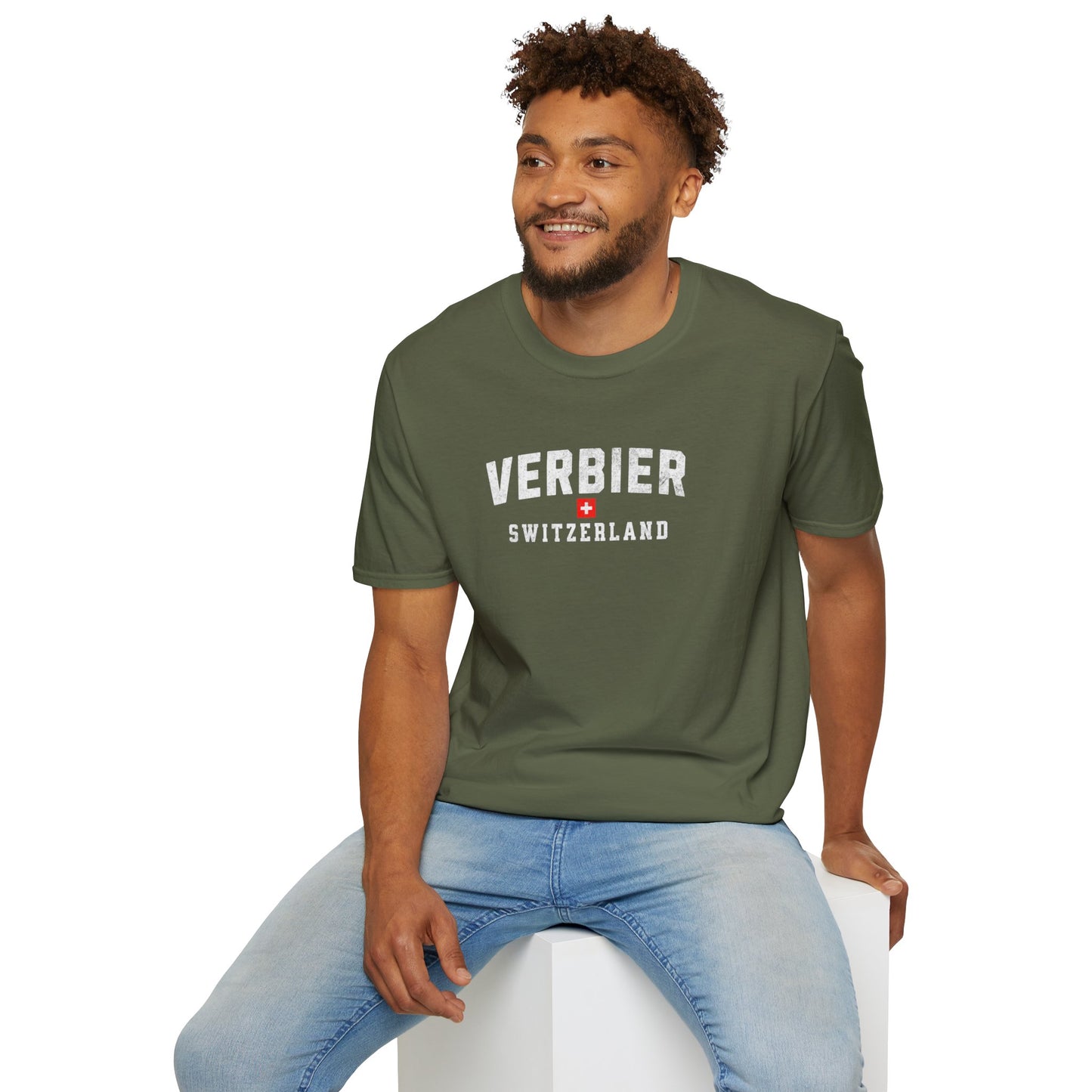 Verbier Distressed Ski T-Shirt