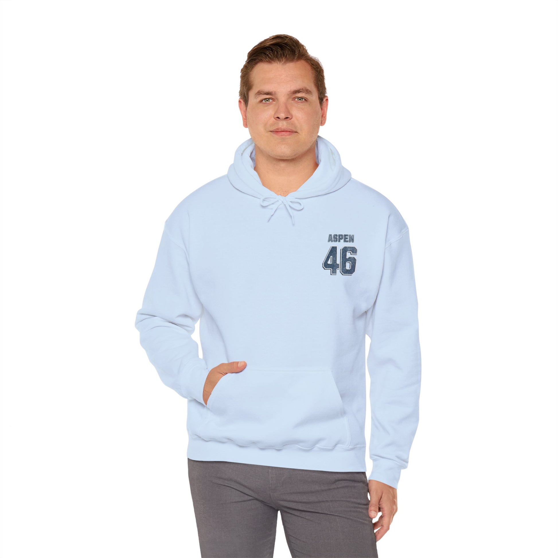 Aspen 46 Skiing Unisex Hooded Sweatshirt – Designs