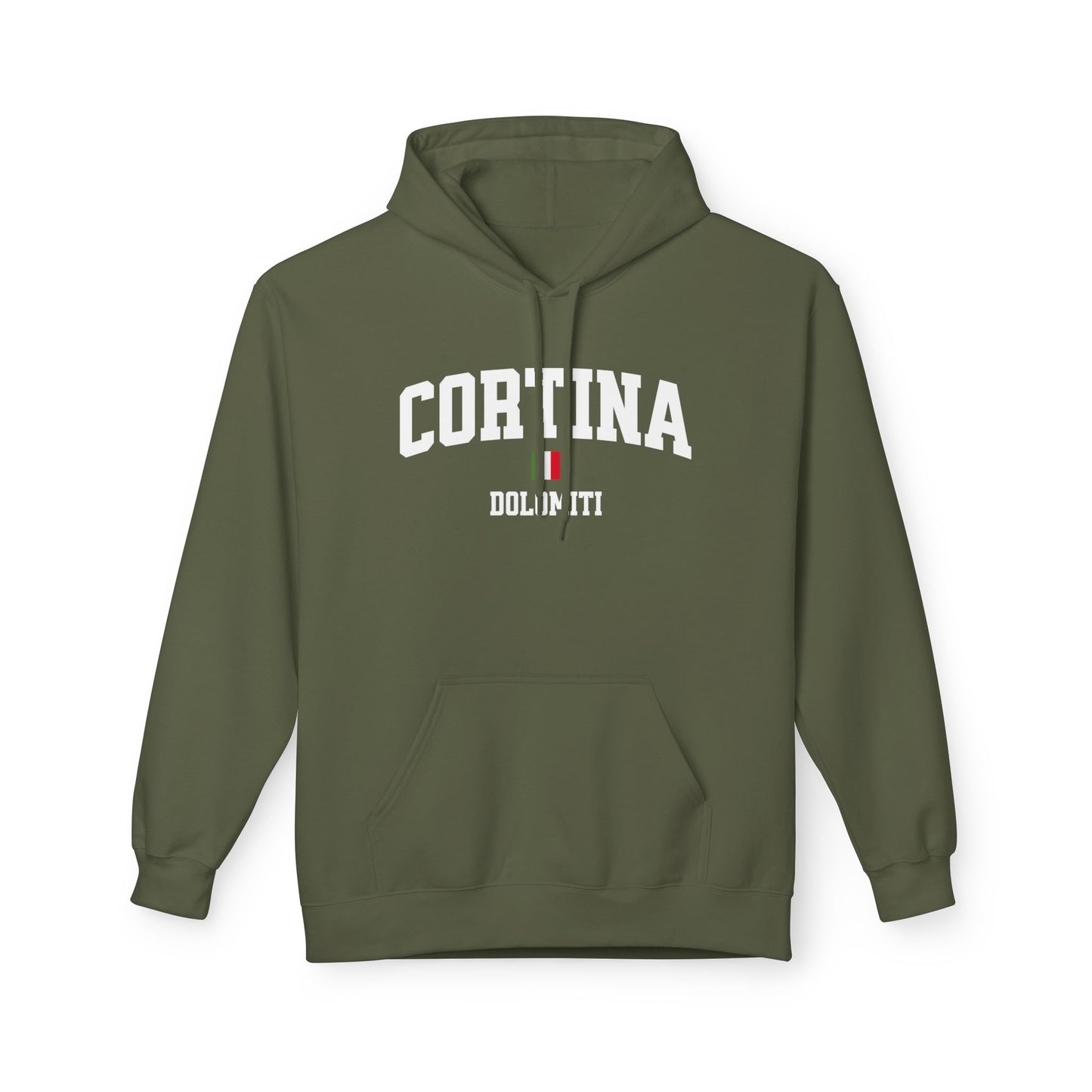 Cortina Dolomiti Italy Fleece Hoodie