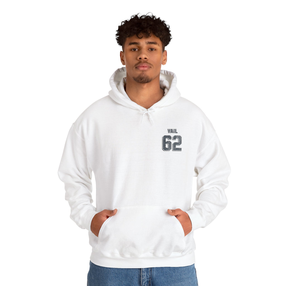 Vail 62 Skiing Unisex Hooded Sweatshirt