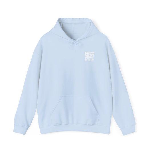 Good Snow Vibes Fun Skiing Unisex Hooded Sweatshirt