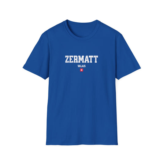 Zermatt Distressed Ski T-Shirt