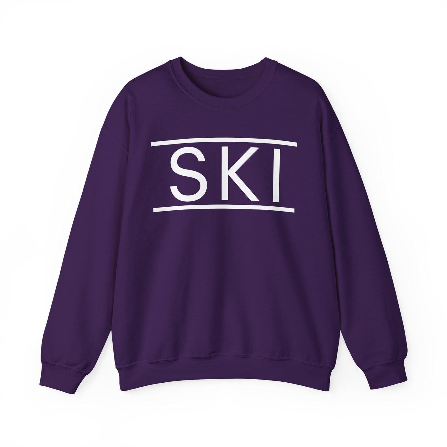 SKI Classic Snow White Crewneck Sweatshirt