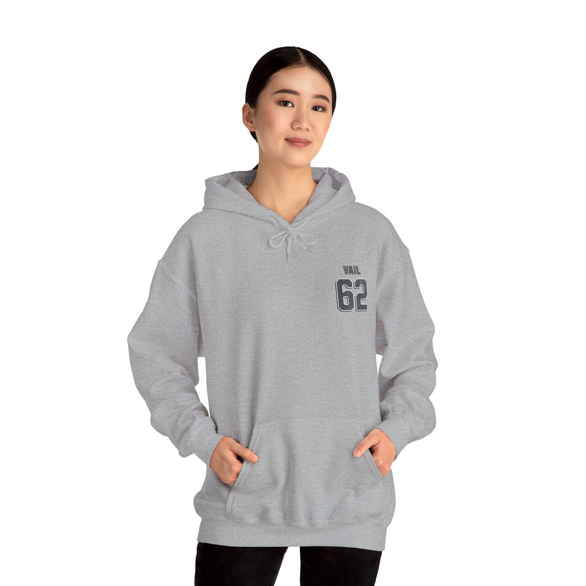Vail 62 Skiing Unisex Hooded Sweatshirt