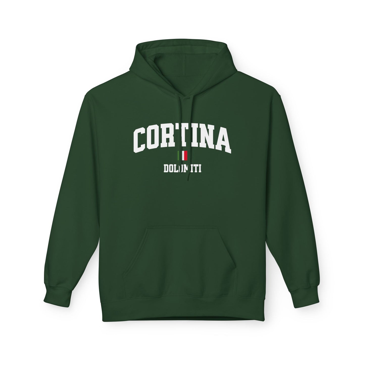 Cortina Dolomiti Italy Fleece Hoodie