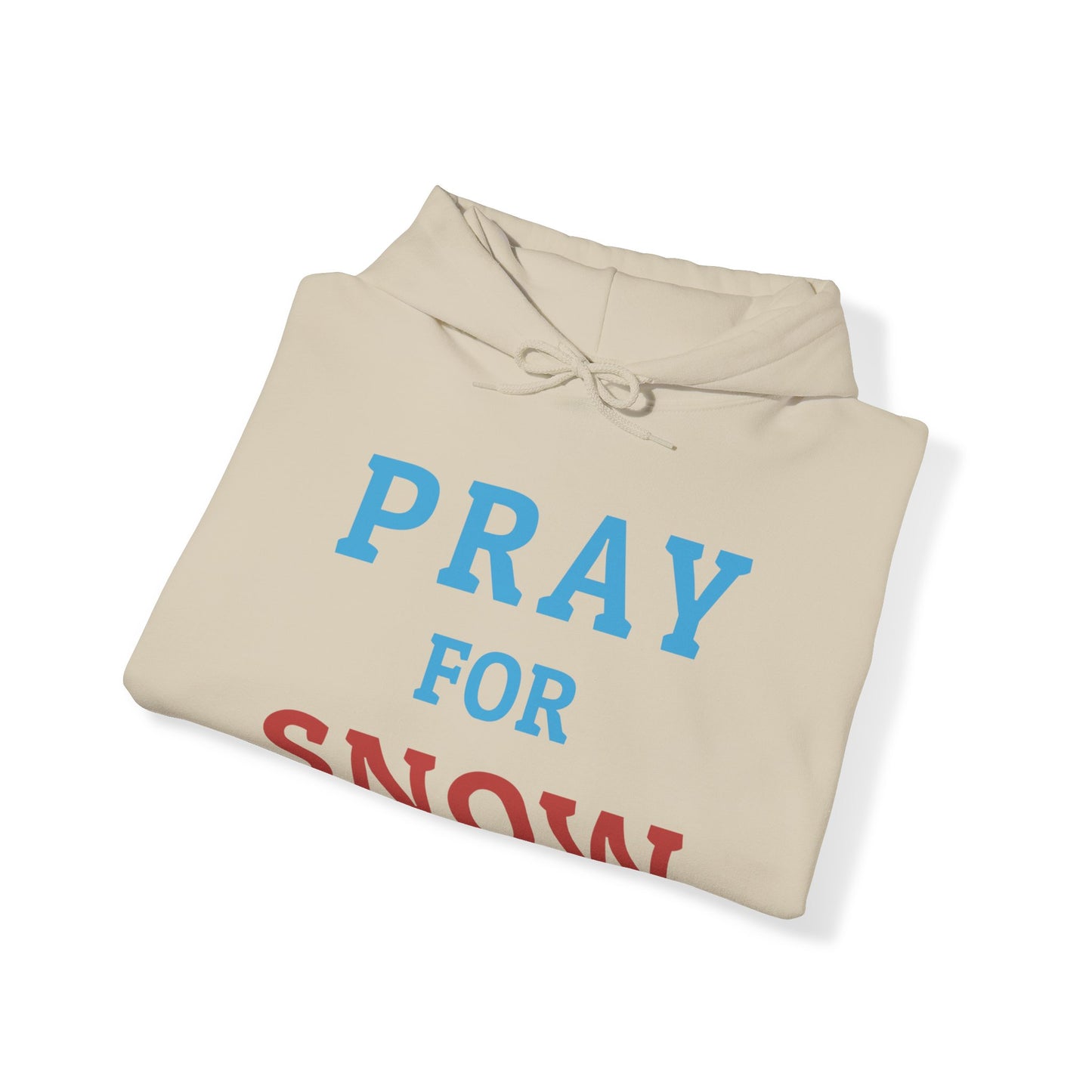 Pray For Snow Hooded Sweatshirt