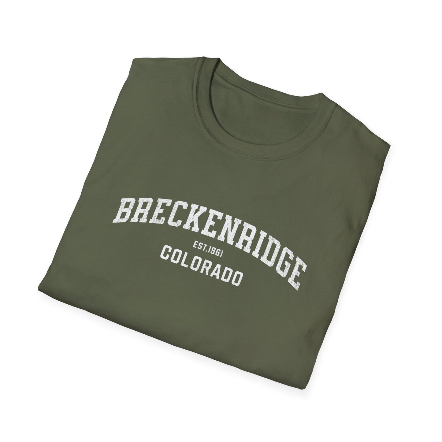 Breckenridge Distressed Ski T-Shirt
