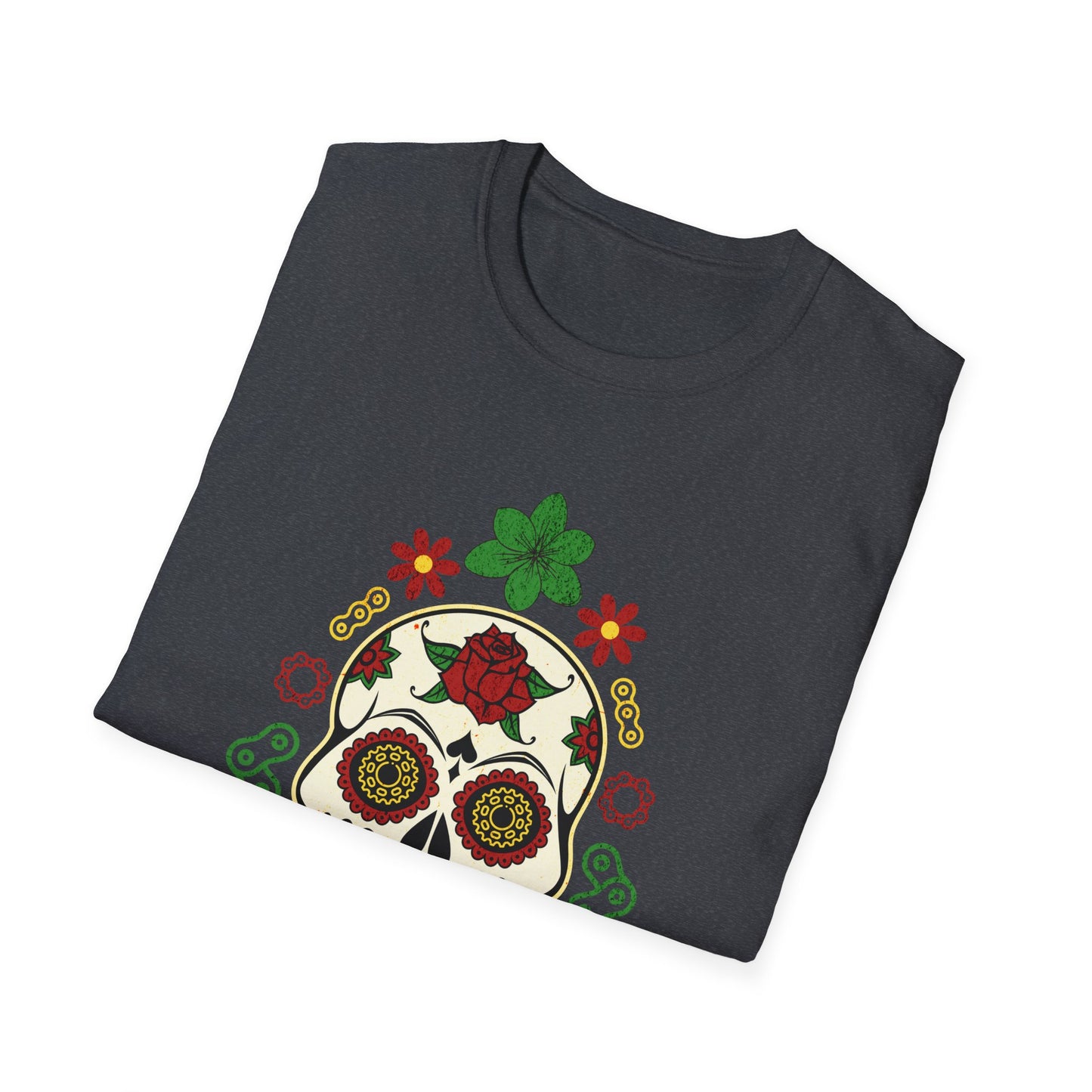 Dia de Los Muertos Biking T-Shirt
