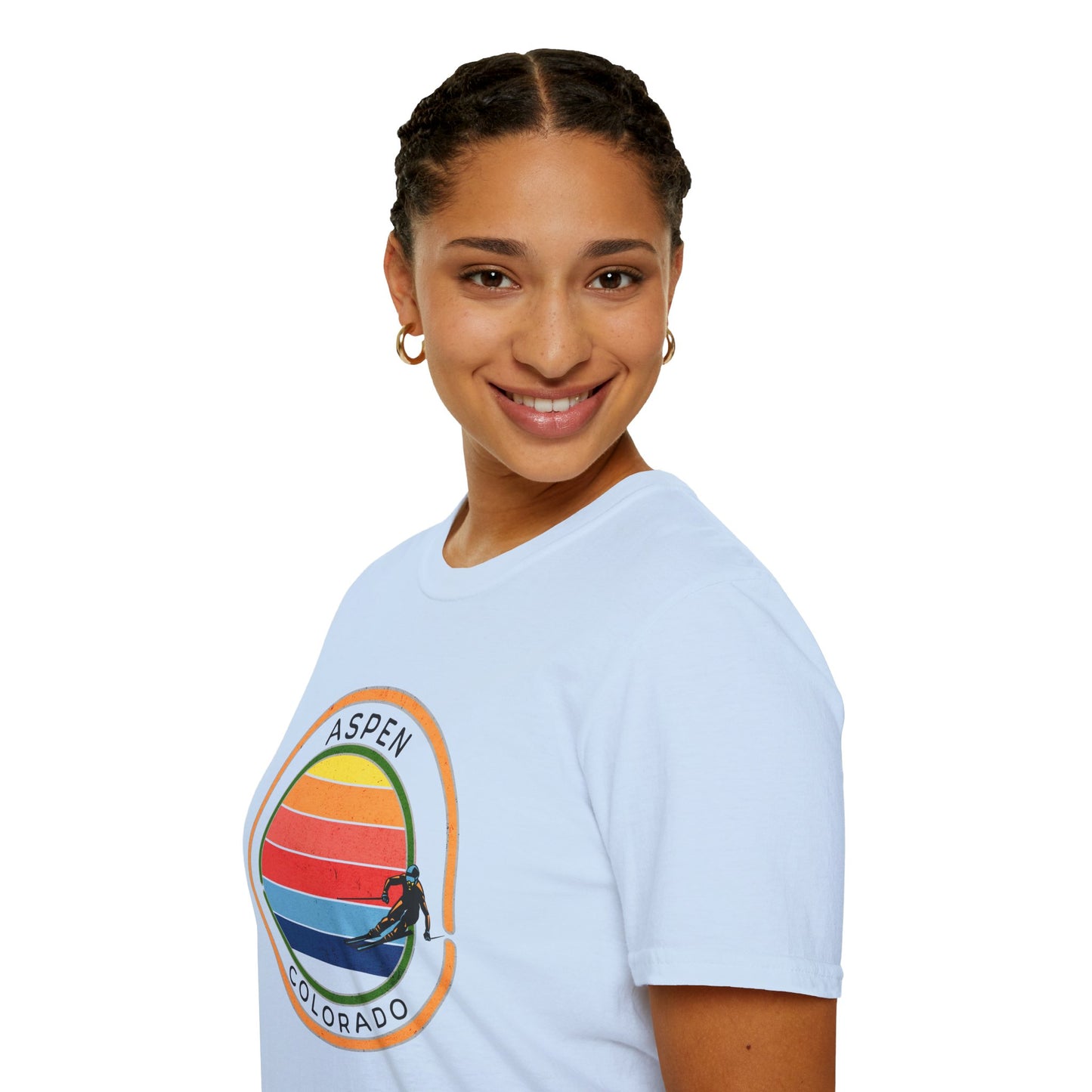 Aspen Sun Skier T-Shirt