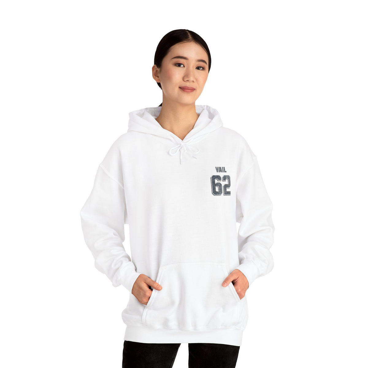 Vail 62 Skiing Unisex Hooded Sweatshirt