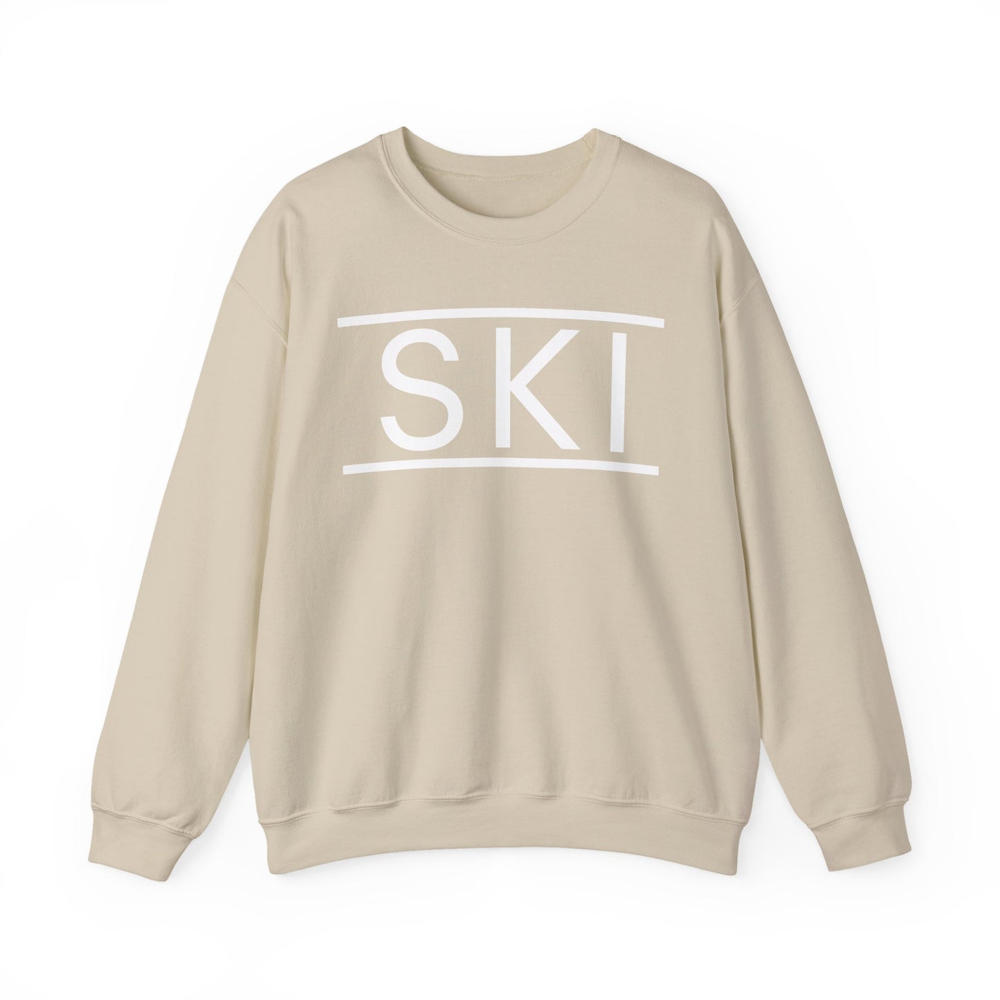 SKI Classic Snow White Crewneck Sweatshirt