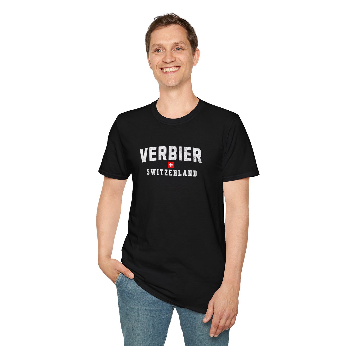 Verbier Distressed Ski T-Shirt