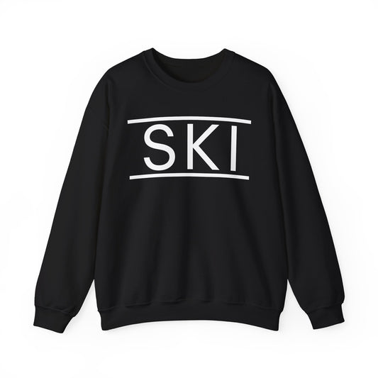 SKI Classic Snow White Crewneck Sweatshirt