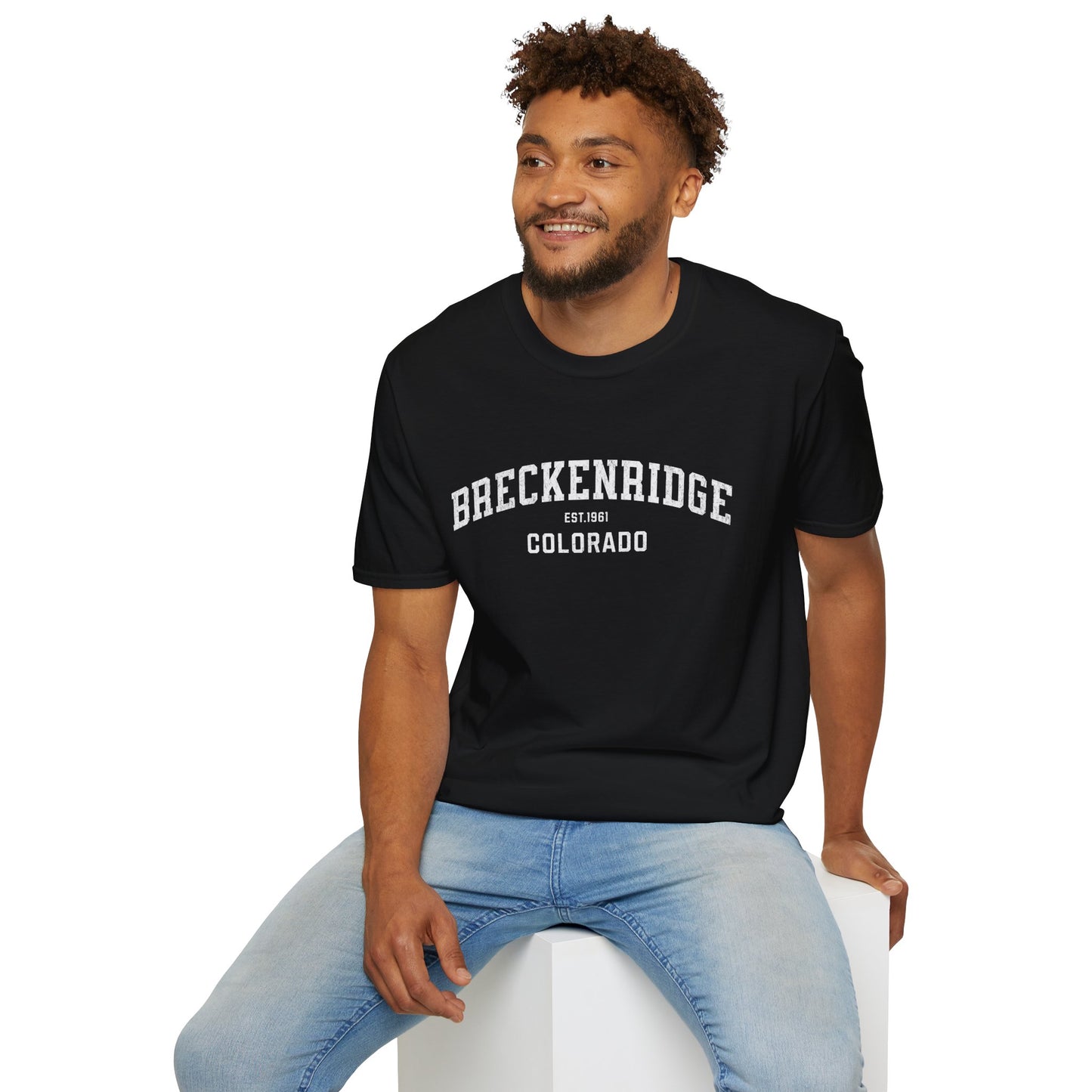 Breckenridge Distressed Ski T-Shirt