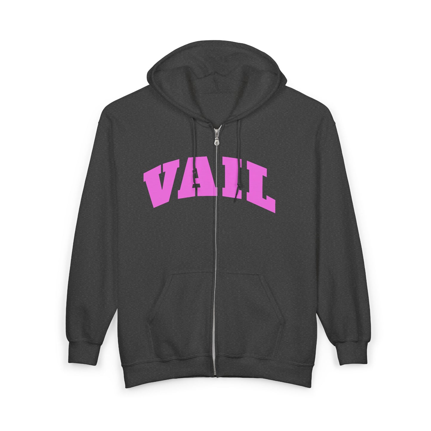Vail Pink Full Zip Hooded Sweatshirt