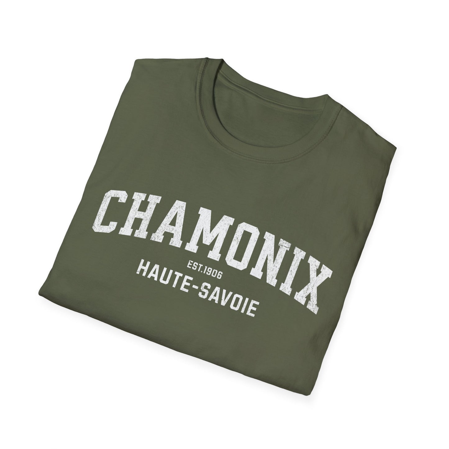 Chamonix Distressed Ski T-Shirt